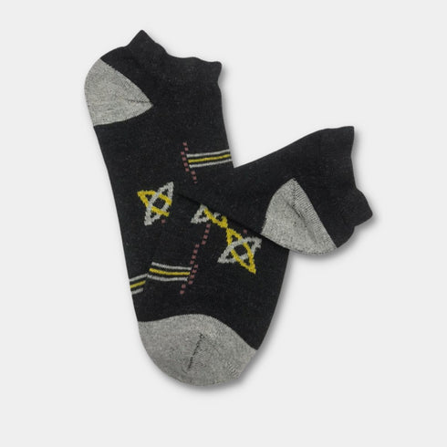 Premium Quality Strech Cotton Ankle Socks Black